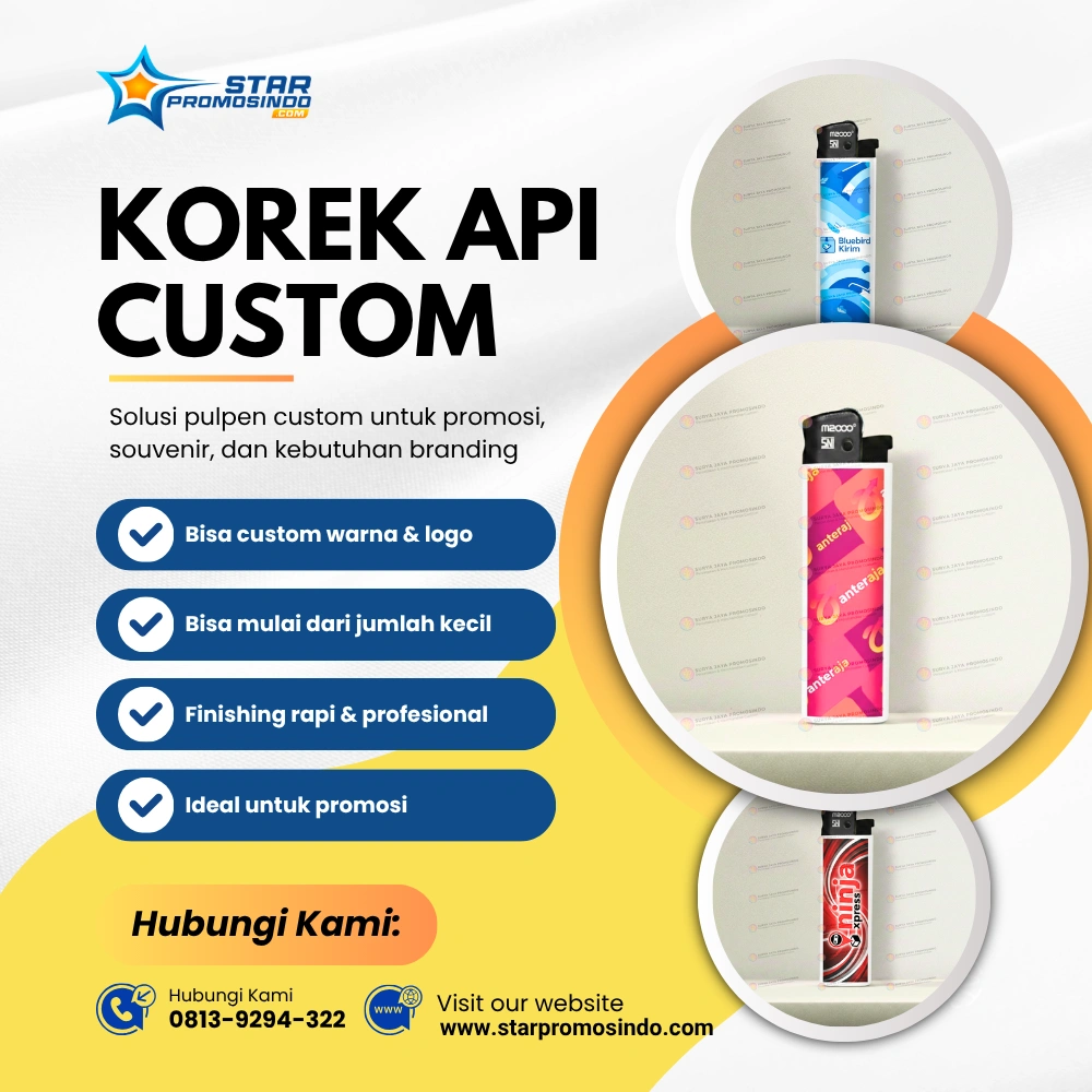 korek api custom